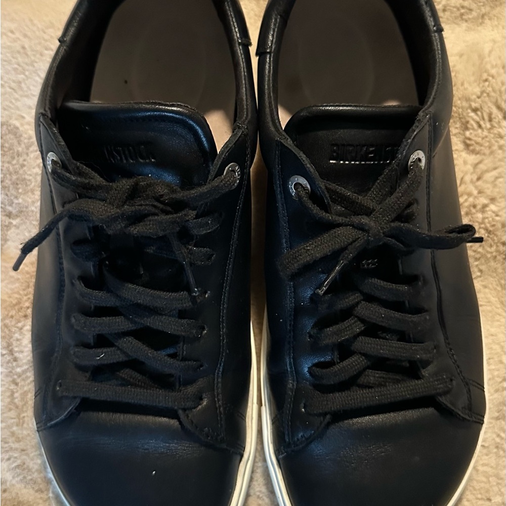 Birkenstock Black Leather Men's Sneakers